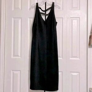 Metaphor black sleeveless dress size XL
